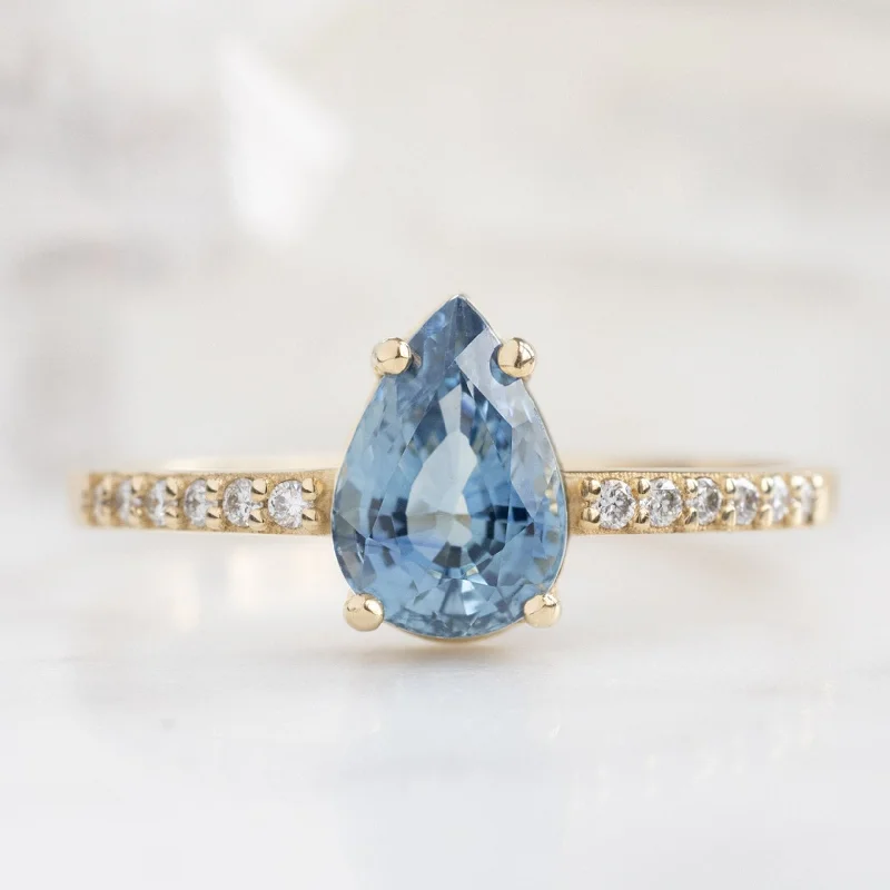 black spinel ring men The Willow Ring | 1.18ct Pear Blue Sapphire in 14K Yellow Gold black spinel ring men The Willow Ring | 1.18ct Pear Blue Sapphire in 14K Yellow Gold