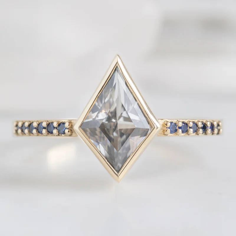large vintage statement necklace The Willow Ring | 1.50ct Kite White Sapphire in 14K Yellow Gold large vintage statement necklace The Willow Ring | 1.50ct Kite White Sapphire in 14K Yellow Gold