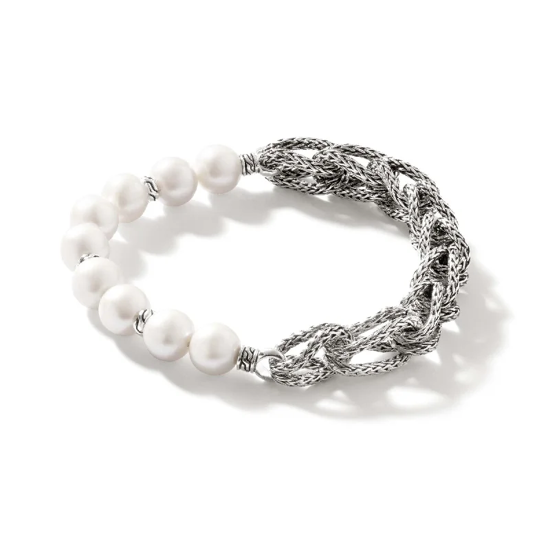 moissanite engagement ring affordable John Hardy Asli Classic Chain Silver 10.5mm Pearl Bracelet in Sterling Silver moissanite engagement ring affordable John Hardy Asli Classic Chain Silver 10.5mm Pearl Bracelet in Sterling Silver