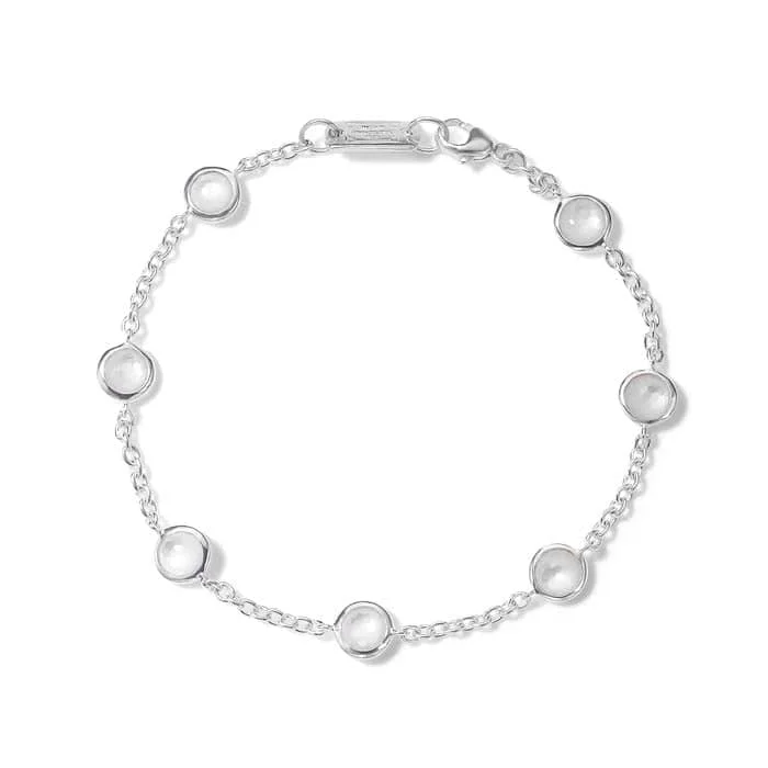 vintage diamond pendant necklace Ippolita Lollipop Confetti 7-Stone Mother-of-Pearl Bracelet in Sterling Silver