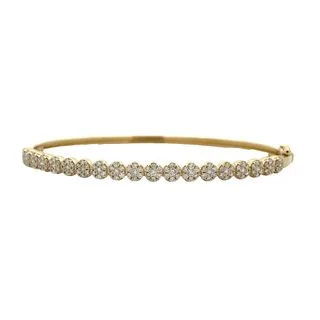 14KY Diamond Bangle