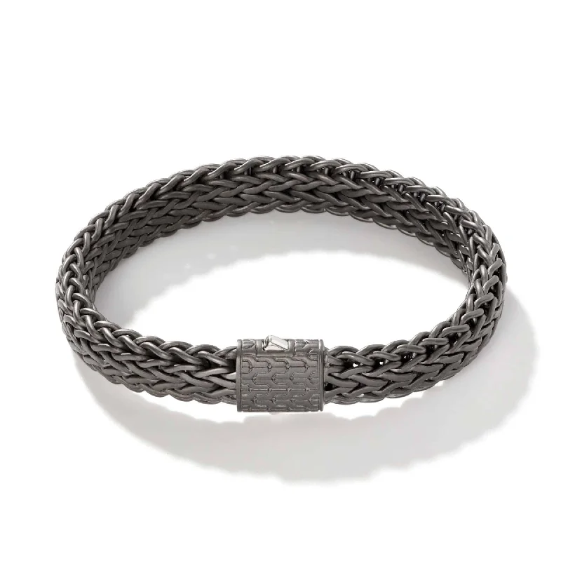 personalized couples ring engraved John Hardy 11MM Mens Classic Chain Bracelet in Black Rhodium Plated Sterling Silver personalized couples ring engraved John Hardy 11MM Mens Classic Chain Bracelet in Black Rhodium Plated Sterling Silver