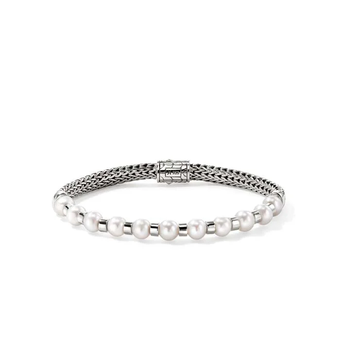 celestial star charm bracelet John Hardy "JH Essential" Pearl Bracelet in Sterling Silver celestial star charm bracelet John Hardy "JH Essential" Pearl Bracelet in Sterling Silver