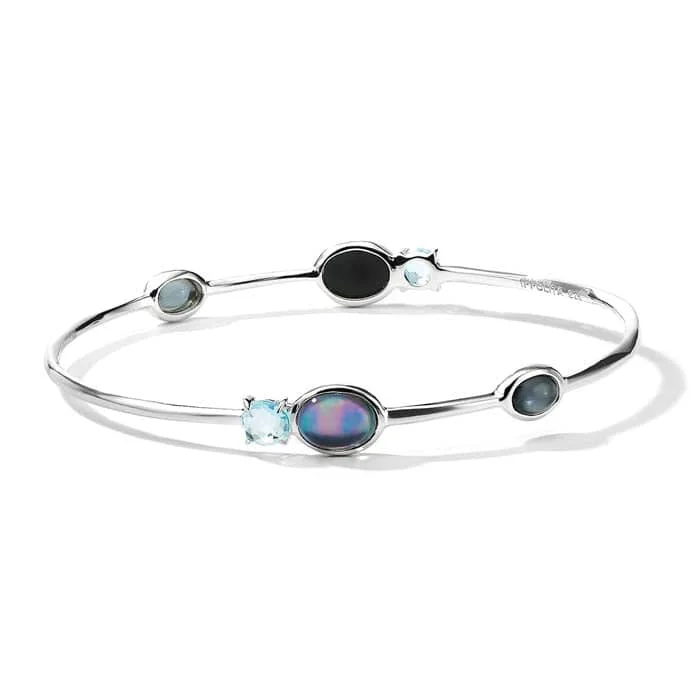 leather cuff bracelet men Ippolita Rock Candy Bangle in Sterling Silver