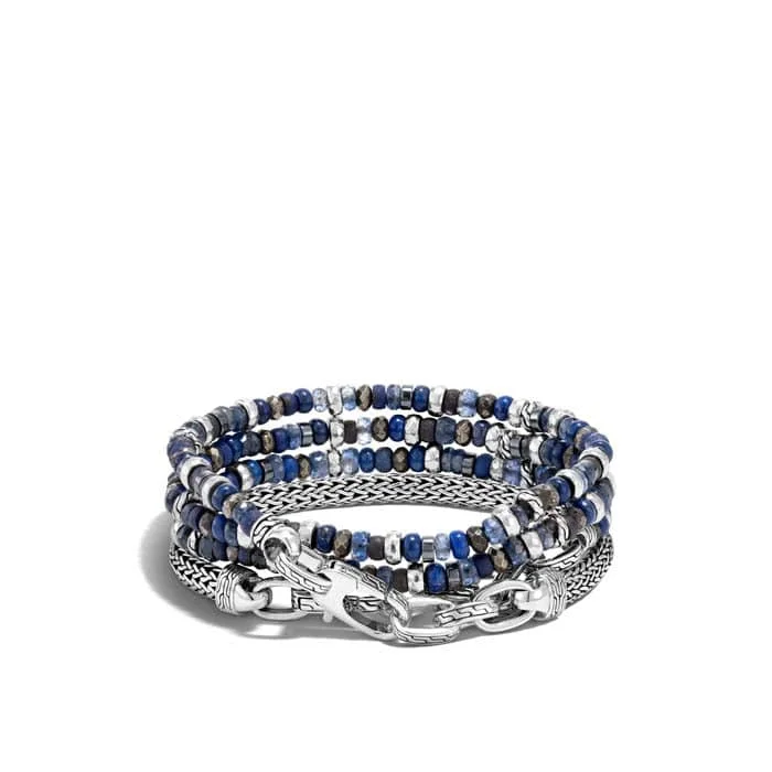 sapphire engagement ring halo John Hardy Beaded Hybrid Transformable Bracelet/Necklace with Lapis Lazuli in Sterling Silver sapphire engagement ring halo John Hardy Beaded Hybrid Transformable Bracelet/Necklace with Lapis Lazuli in Sterling Silver