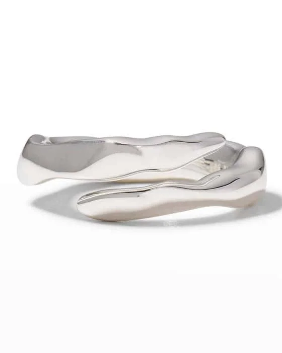 Ippolita Classico Squiggle Bypass Bangle in Sterling Silver