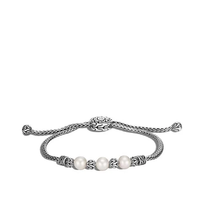 real diamond eternity band John Hardy Classic Chain Mini Pull Through Bracelet in Sterling SIlver