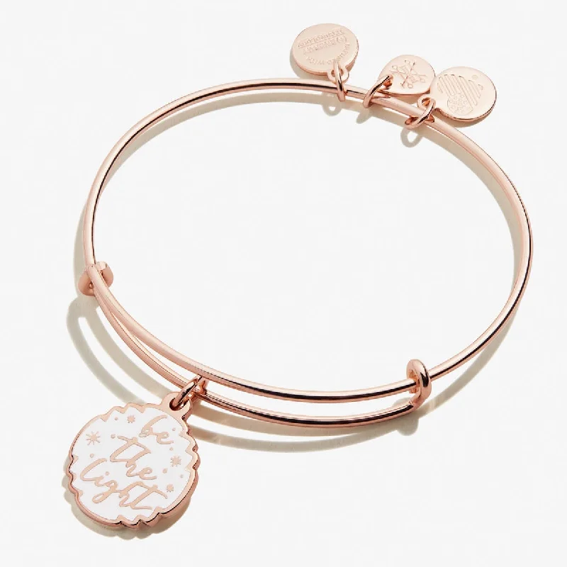 'Be the Light' Charm Bangle