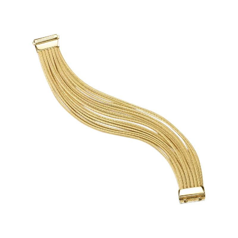 Cairo Collection 18K Yellow Gold Thirteen Strand Bracelet