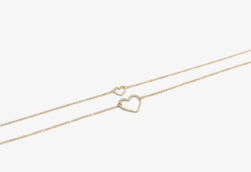 custom engraved wedding band Carla Caruso Heart Bracelet