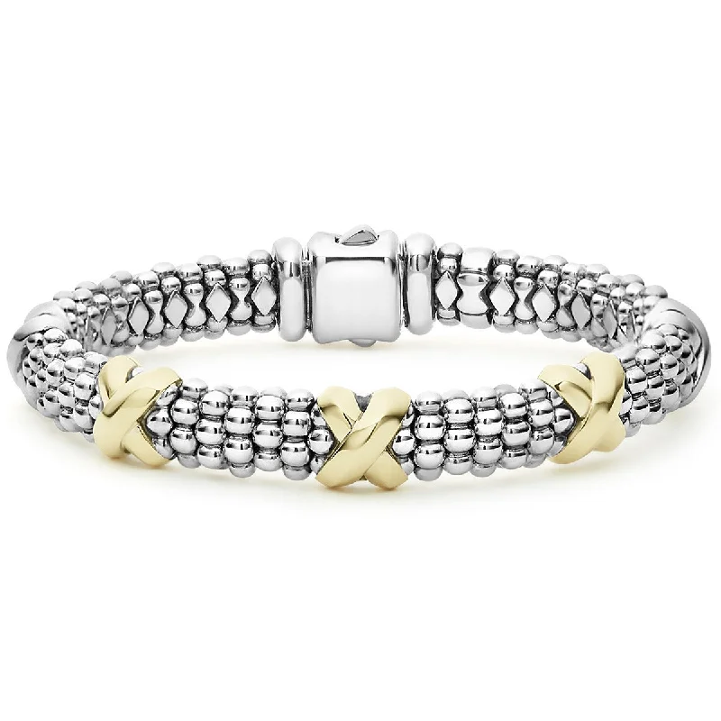 unique silver branch ring Caviar Beaded Bracelet