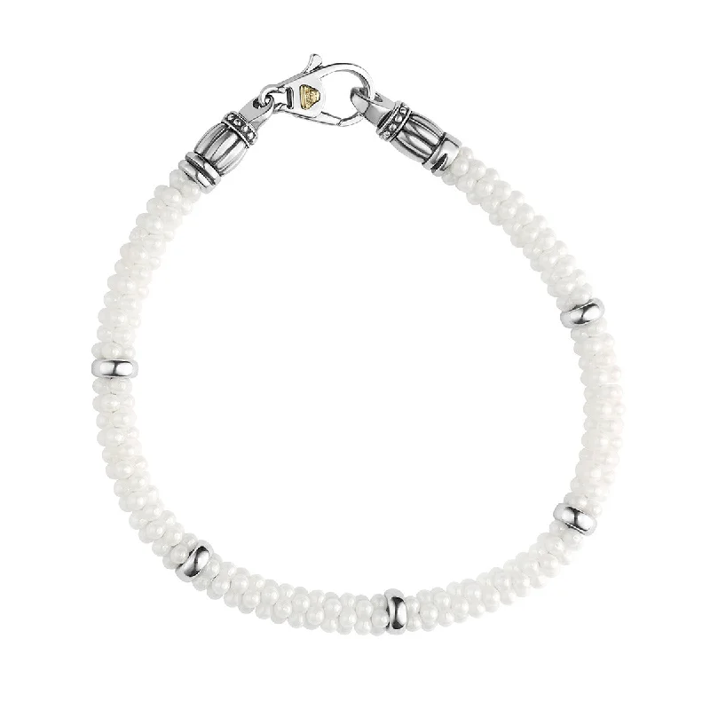 elegant art deco necklace Caviar Beaded Bracelet