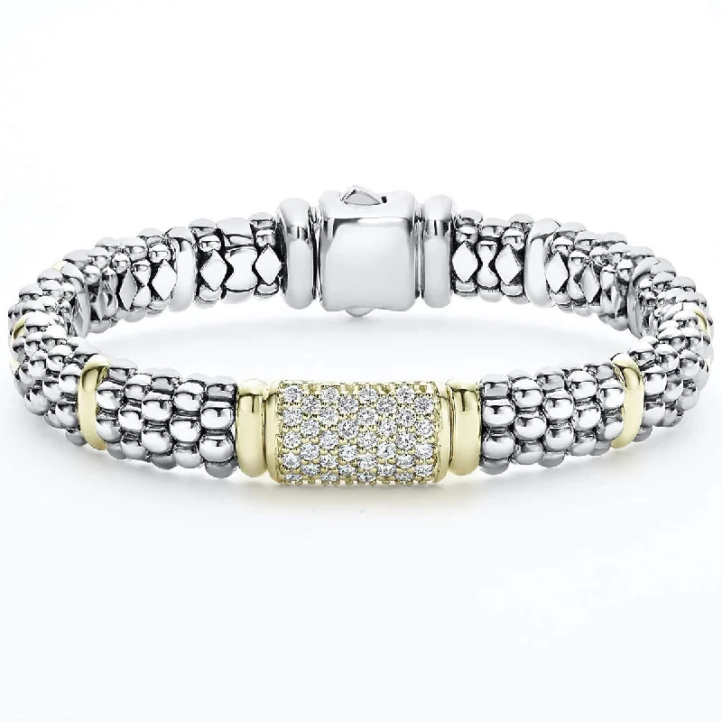modern geometric gold ring Caviar Beaded Bracelet