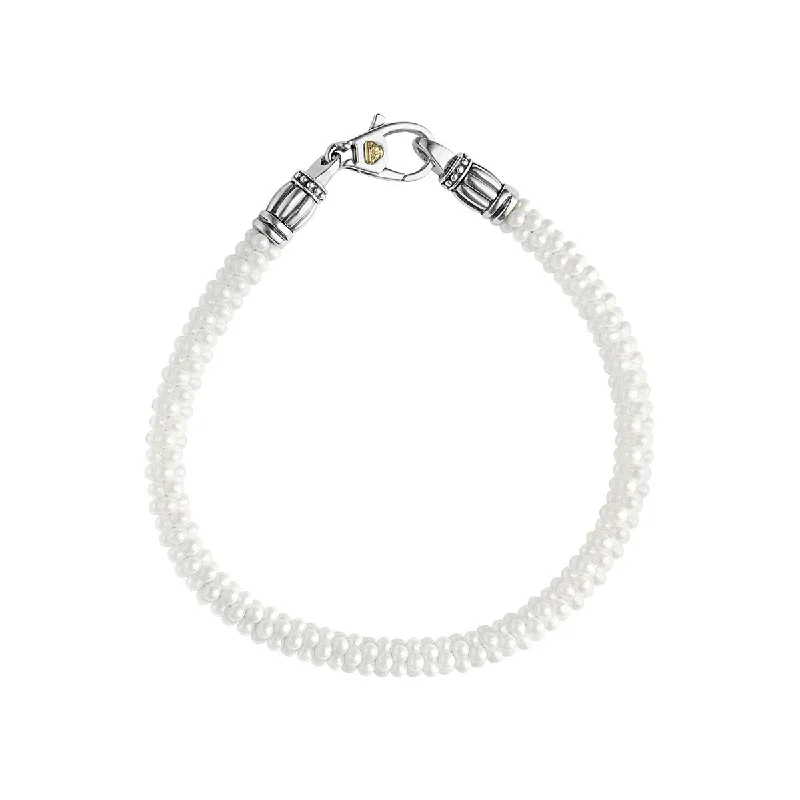 celestial crescent moon bracelet Caviar Beaded Necklace