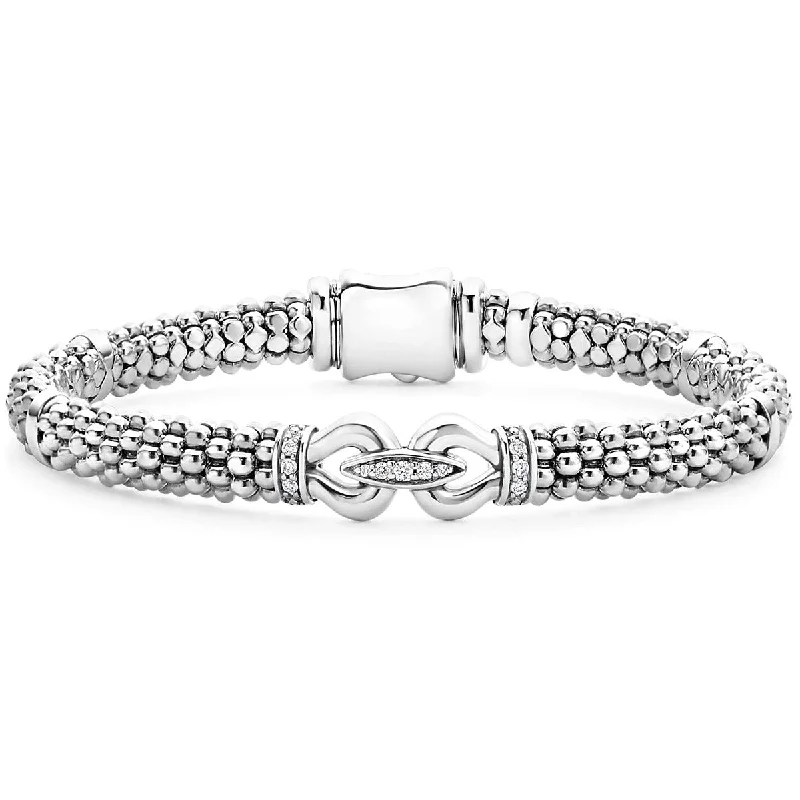 handmade braided leather necklace Caviar Diamond Buckle Bracelet
