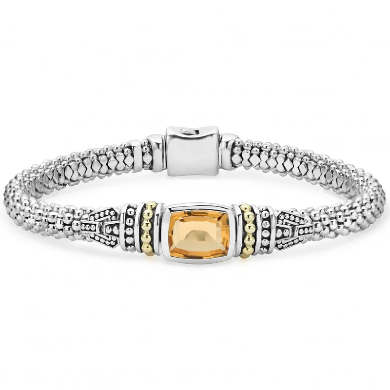 minimalist pearl pendant necklace Citrine Caviar Bracelet