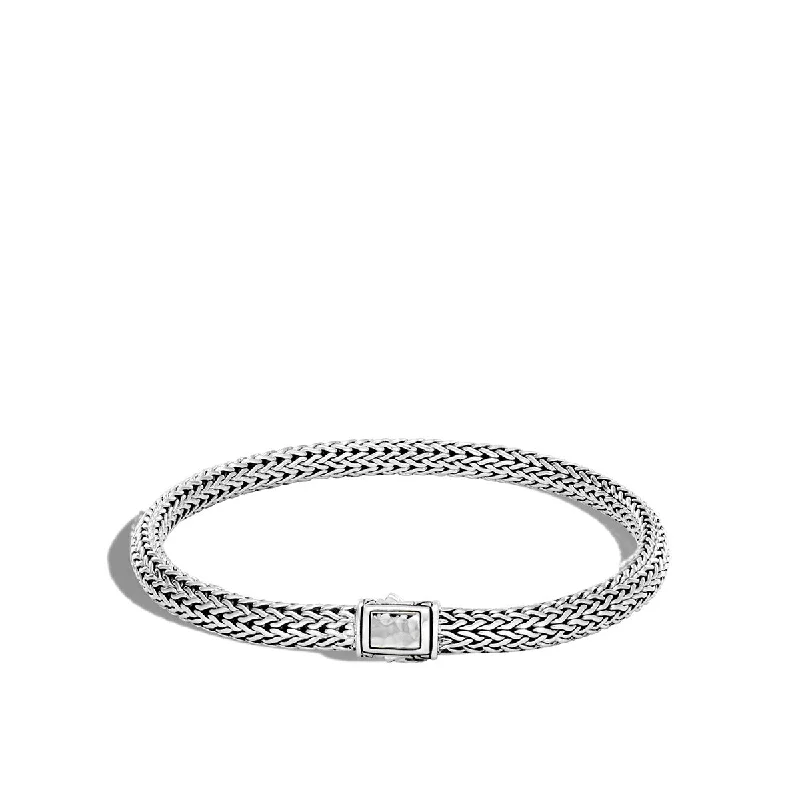 rose gold initial pendant necklace Classic Chain Hammered Silver Extra Small Chain Bracelet