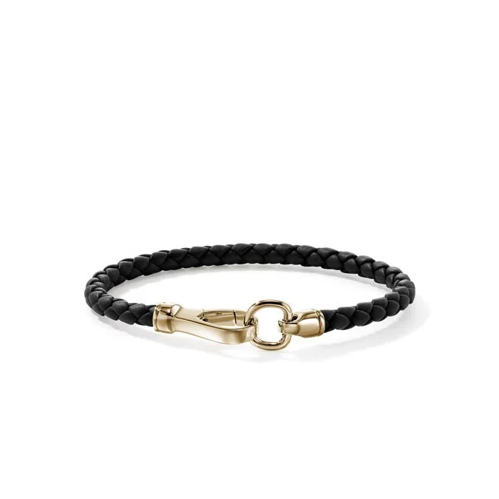 customized infinity bracelet John Hardy 5MM Braided Leather Bracelet with 14K Yellow Gold Hook Clasp customized infinity bracelet John Hardy 5MM Braided Leather Bracelet with 14K Yellow Gold Hook Clasp