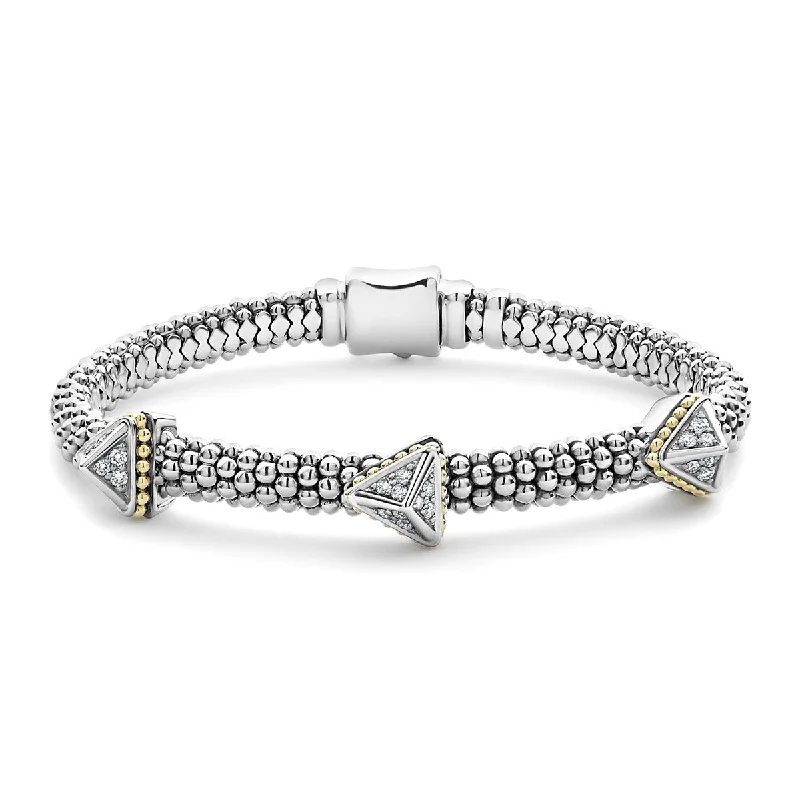 handcrafted beaded hoop earrings Diamond Caviar Bracelet