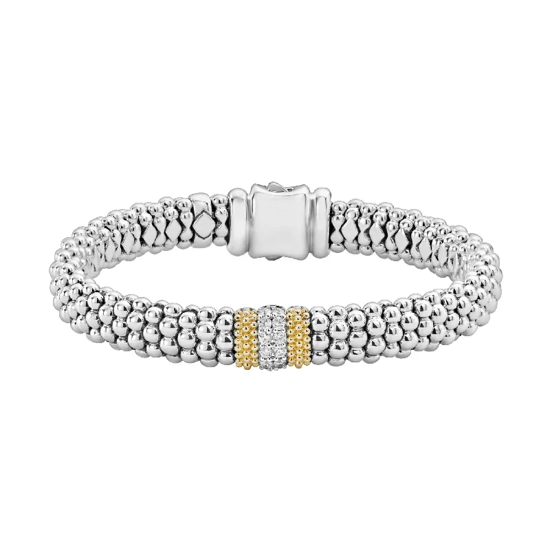 heart-shaped promise ring sterling silver Diamond Caviar Bracelet