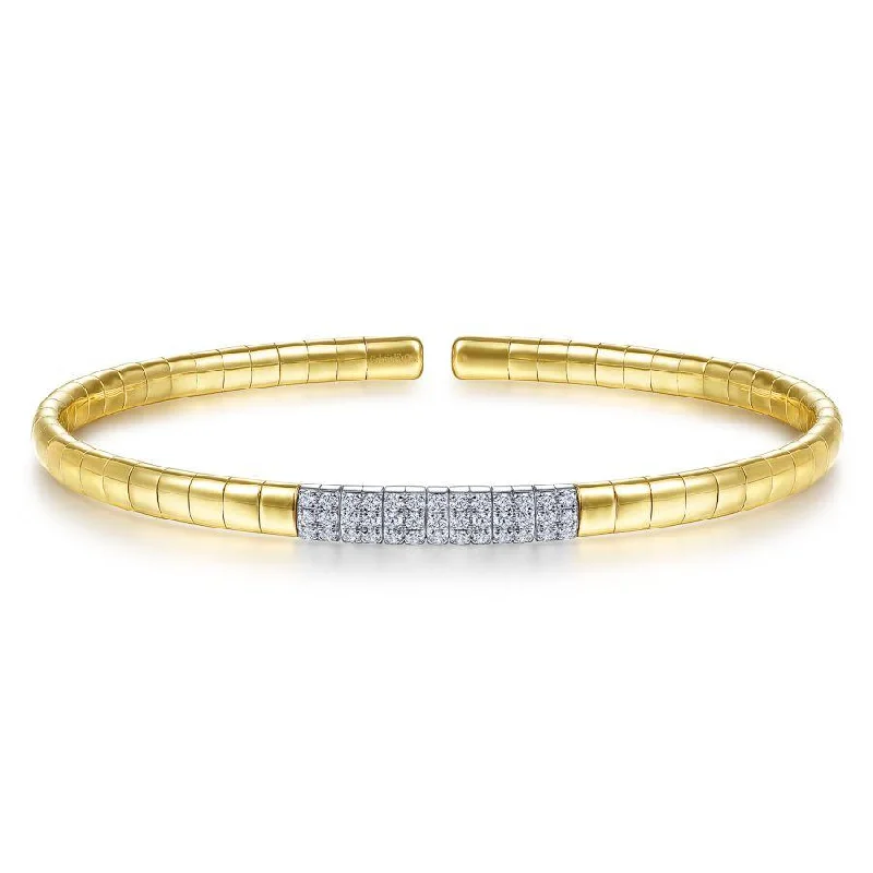 DIAMOND FLEXIBLE BANGLE BRACELET