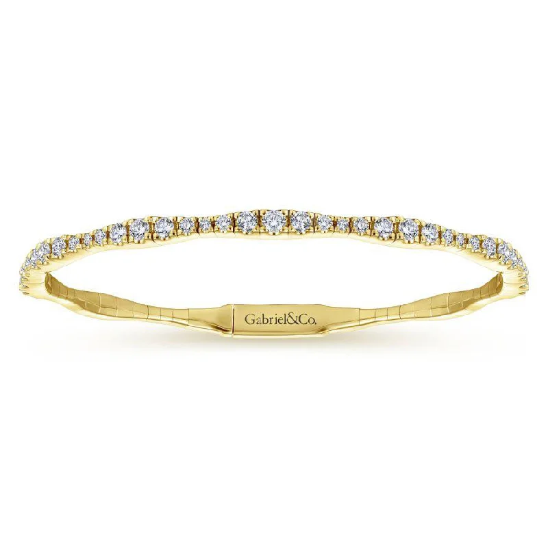 DIAMOND FLEXIBLE BANGLE BRACELET