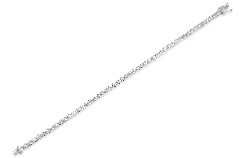 Diamond Tennis Bracelet 4.07CT T.W.