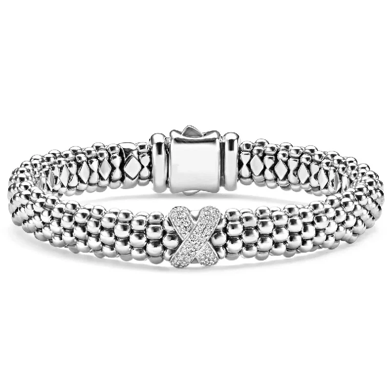 simple gold stacking rings Diamond X Bracelet