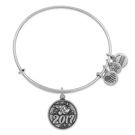 sterling silver infinity bracelet Disney® Sorcerer Mickey 2017 Charm Bangle
