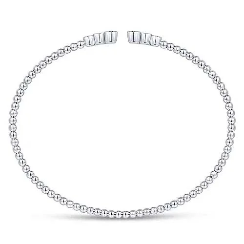 Gabriel & Co. Bujukan Diamond Split Bangle Bracelet in 14K White Gold