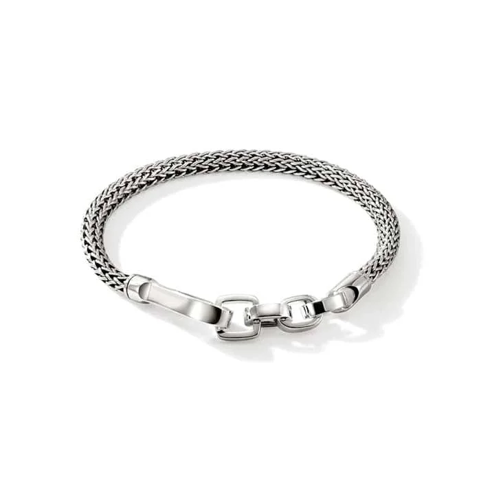 boho gemstone anklet John Hardy 5MM Hook Clasp Bracelet in Sterling Silver