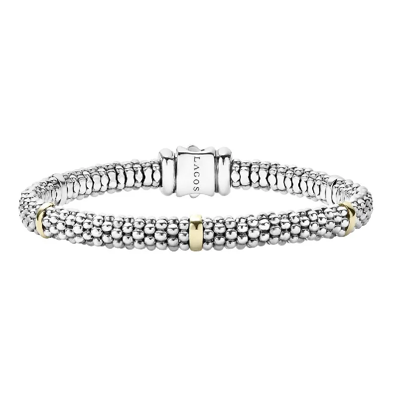 hammered gold signet ring Five Gold Station Caviar Bracelet