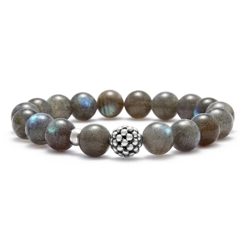 personalized couple rings Labradorite Bead Bracelet