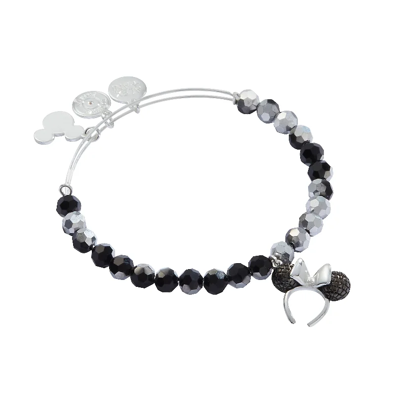 black spinel ring men Disney® Minnie Mouse Beaded Charm Bracelet