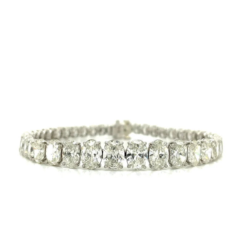 OVAL DIAMOND TENNIS BRACELET