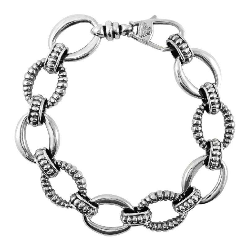 classic diamond solitaire earrings Oval Link Bracelet