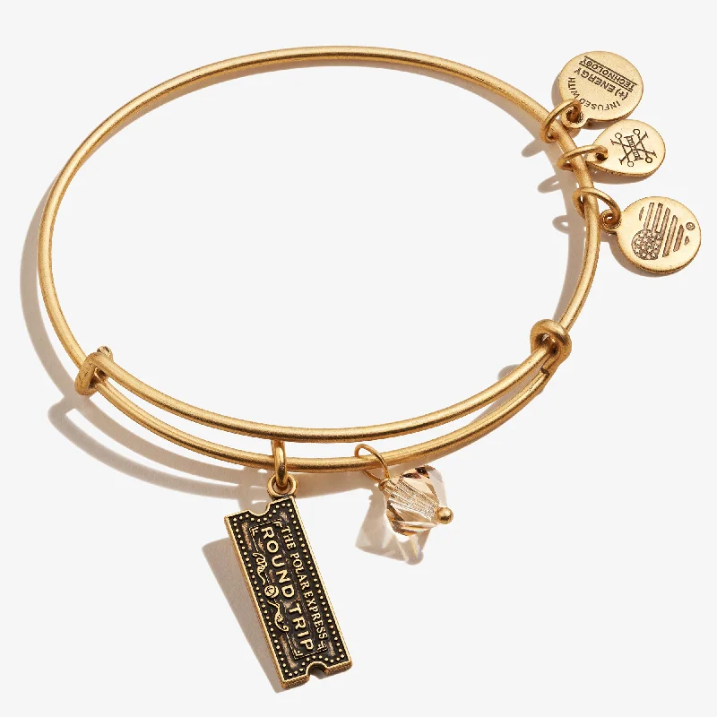 The Polar Express™ Train Ticket Duo Charm Bangle