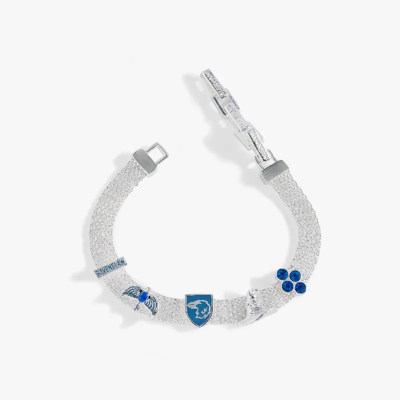 minimalist wedding band set Harry Potter™ Ravenclaw Mesh Charm Bracelet