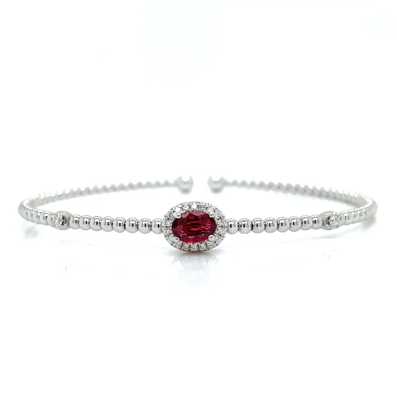 RUBY AND DIAMOND BUJUKAN BRACELET