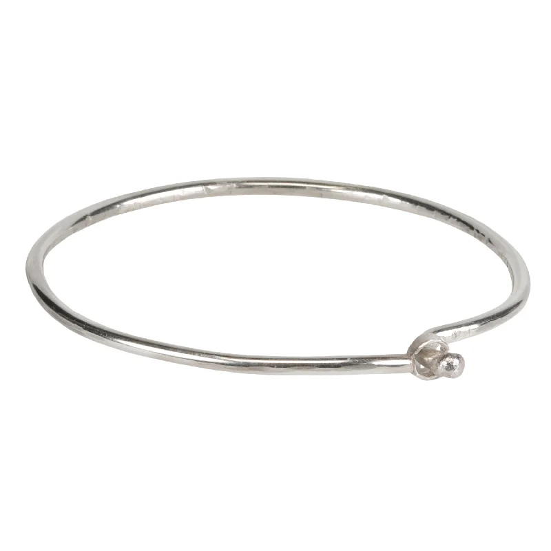 modern baguette diamond ring "Lauren" Sterling Silver Signature Clasp Bracelet