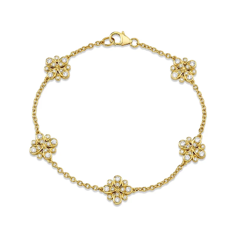 Scallop Jubilee 5 Cluster Bracelet