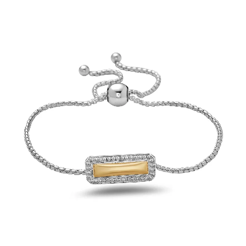 dainty heart charm necklace Silver Firefly Bar Bolo Bracelet