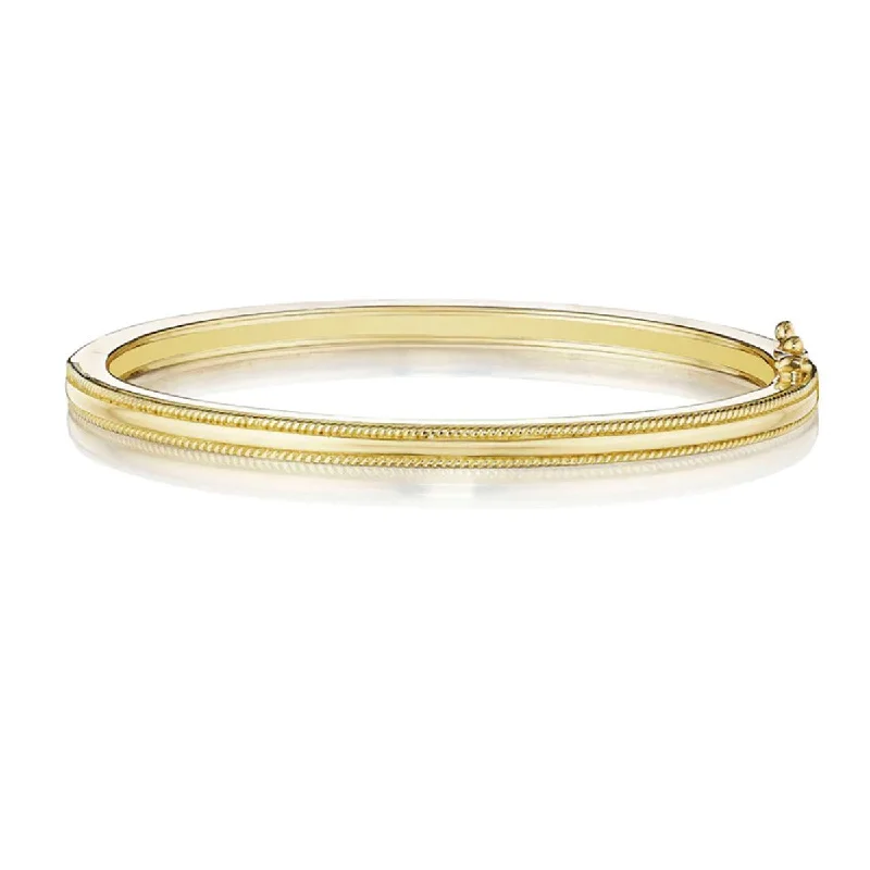 Twist Edge Bangle Bracelet