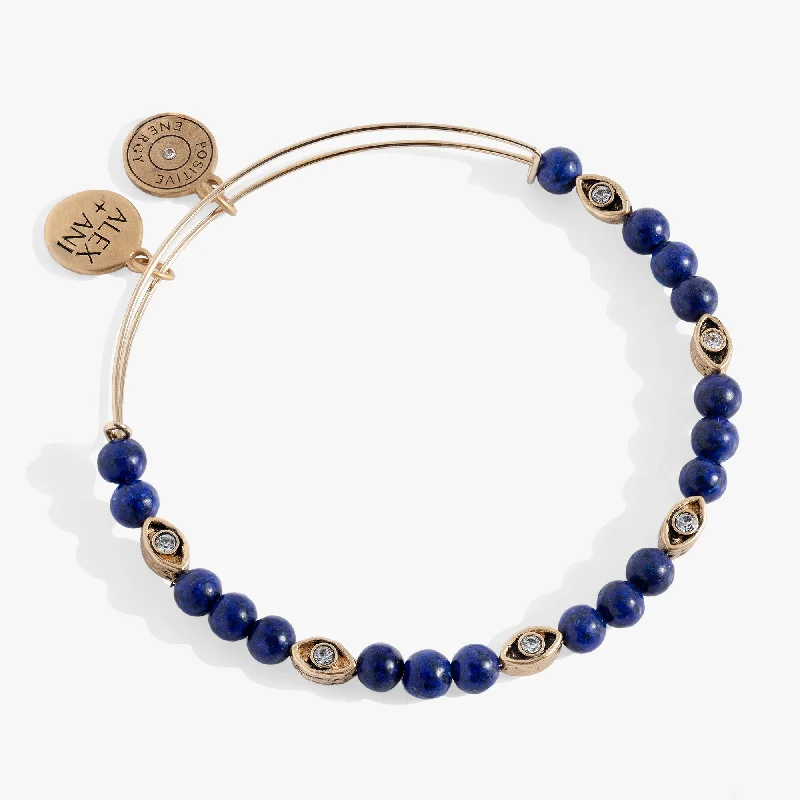 celestial galaxy planet earrings Untamed Evil Eye Lapis Bangle