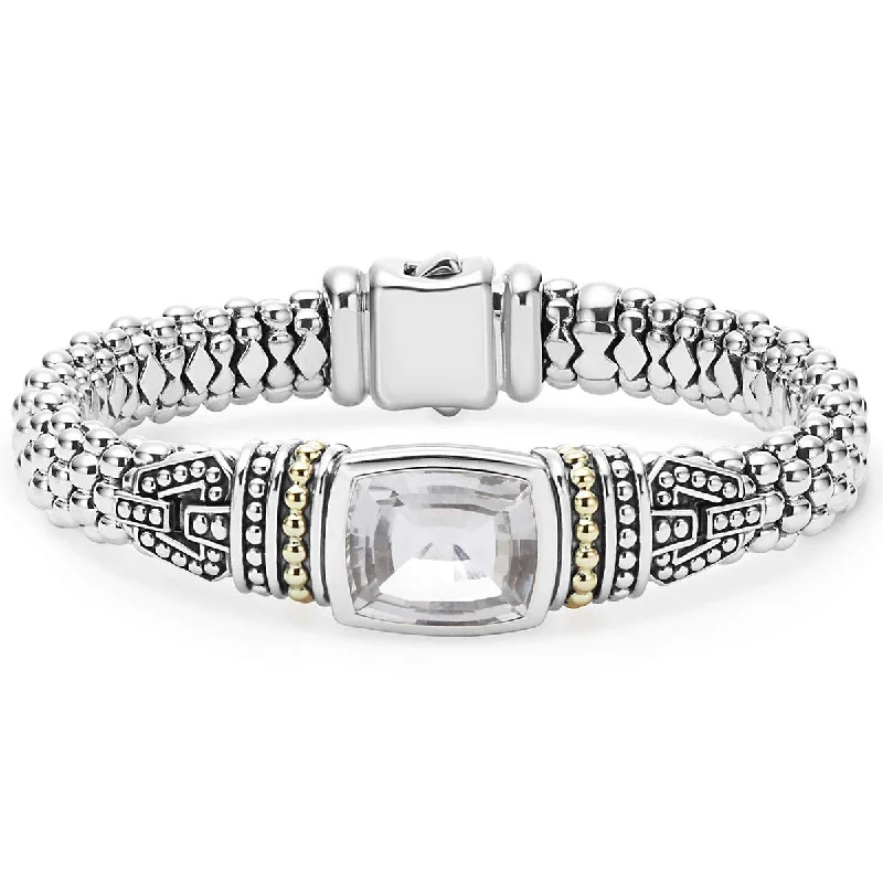 dainty gold chain ring White Topaz Caviar Bracelet