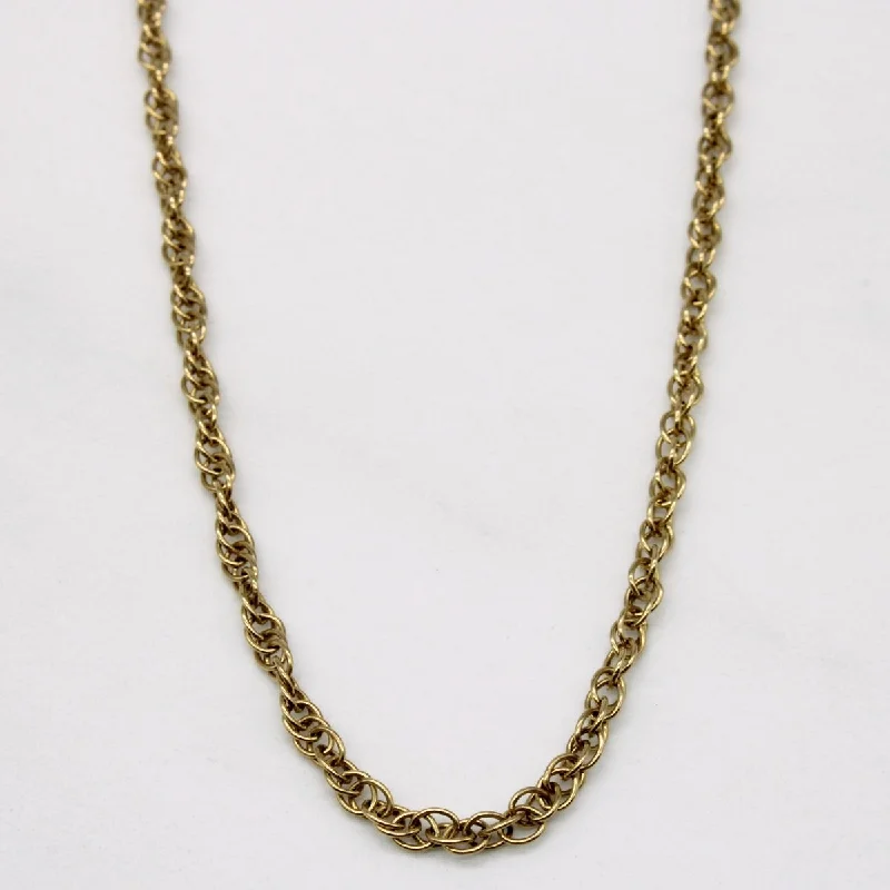 silver anklet with charms 10k Yellow Gold Chain | 20" |