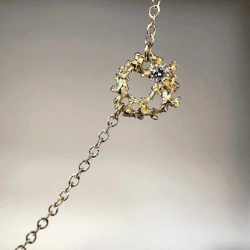 celestial moon and star bracelet Supernova Necklace