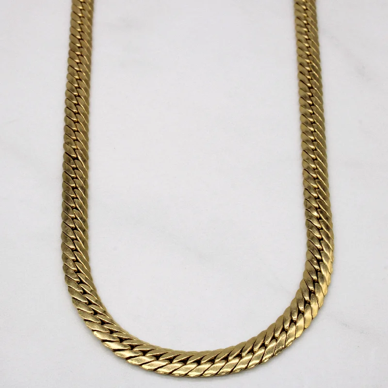 elegant aquamarine drop earrings 14k Yellow Gold Cuban Link Chain | 21" |