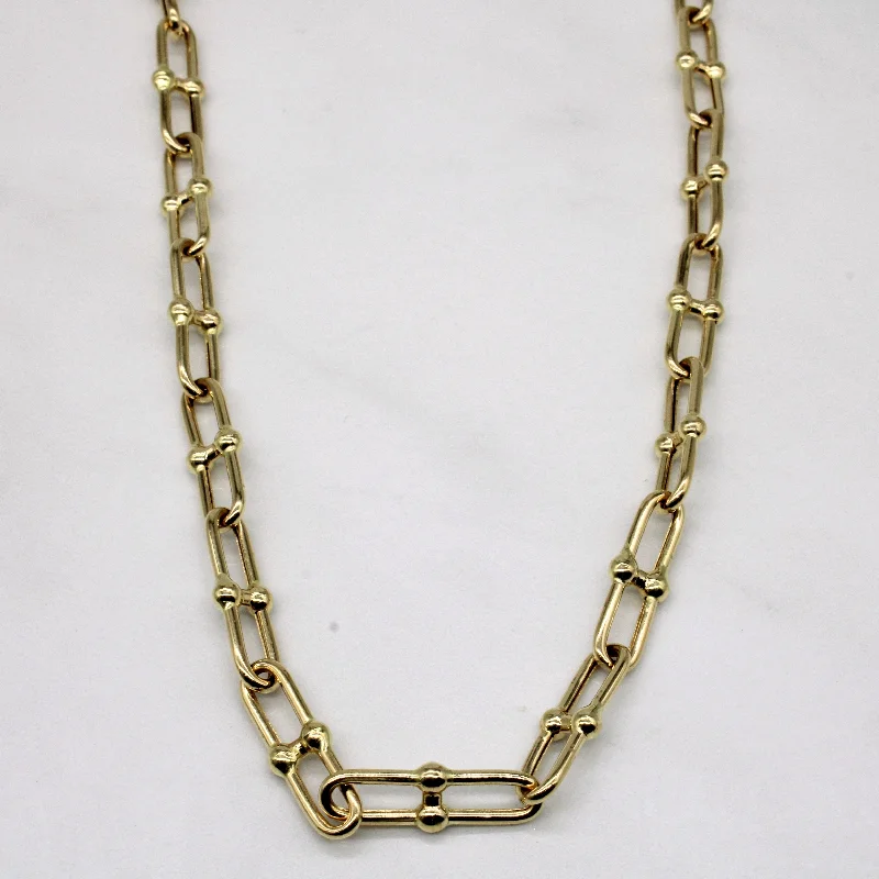 antique filigree wedding band 18k Yellow Gold Necklace | 16" |