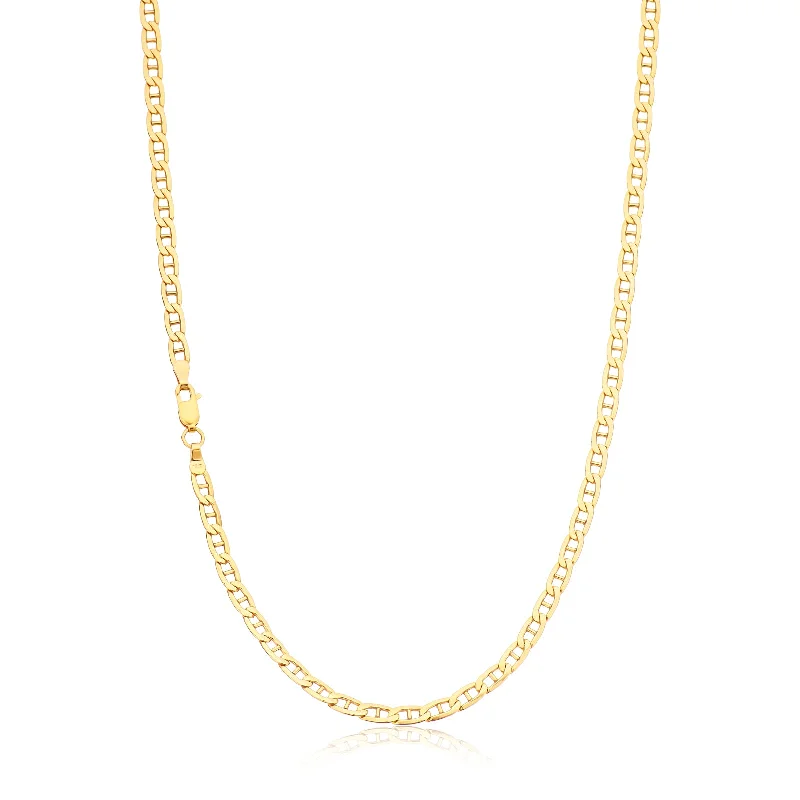 stackable gold bangle set 9ct Yellow Gold Silver Filled 50cm Anchor Chain